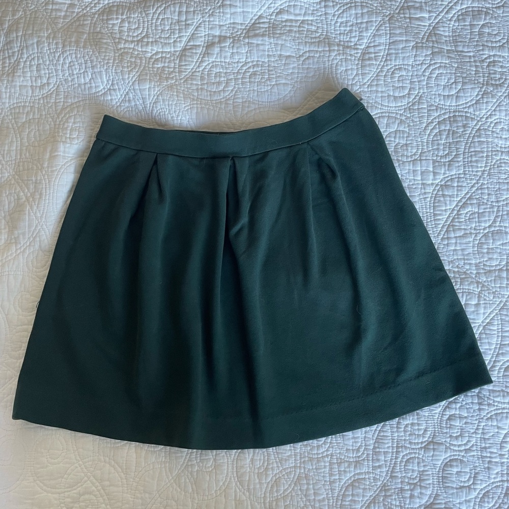 Stretchy Forest Green Tennis Skirt from Madewell